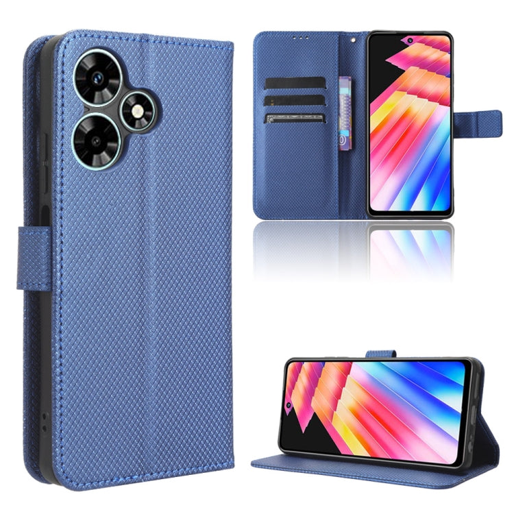 For Infinix Hot 30i / 30i NFC Diamond Texture Leather Phone Case(Blue) - Infinix Cases by PMC Jewellery | Online Shopping South Africa | PMC Jewellery