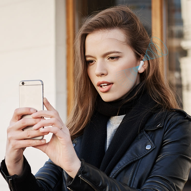 USAMS BE16 Ice Tray Series Transparent TWS In-Ear Wireless Bluetooth Earphone(Blue) - TWS Earphone by USAMS | Online Shopping South Africa | PMC Jewellery