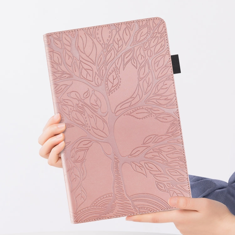 For Xiaomi Pad 6 / Pad 6 Pro Life Tree Series Horizontal Flip Leather Tablet Case(Rose Gold) - free shipping - PMC TechLife - Order now!