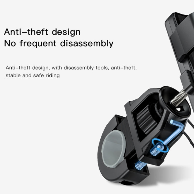 Yesido C94 Bicycle / Motorcycle Elastic Clip Phone Navigation Bracket(Black) - Holder by Yesido | Online Shopping South Africa | PMC TechLife