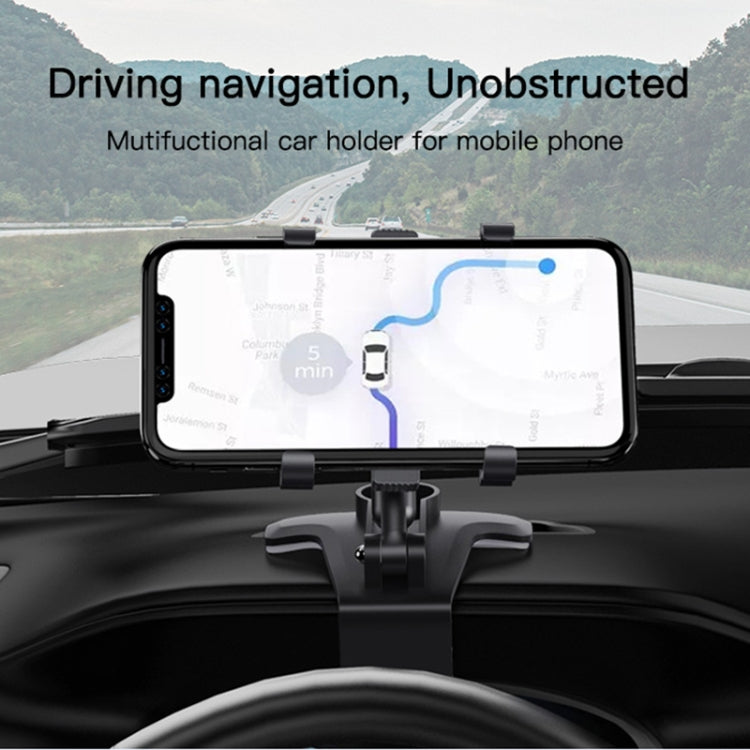 Yesido C101 Car Multifunctional Dashboard Mobile Phone Holder(Black) - Car Holders by Yesido | Online Shopping South Africa | PMC TechLife | Buy Now Pay Later Mobicred
