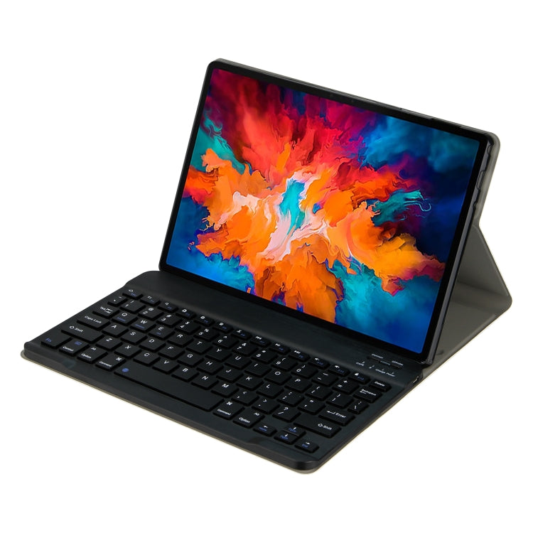 For Lenovo Tab M10 3rd Gen TB-328XU Bluetooth Keyboard Leather Tablet Case(Black) - Lenovo Keyboard by PMC TechLife | Online Shopping South Africa | PMC TechLife