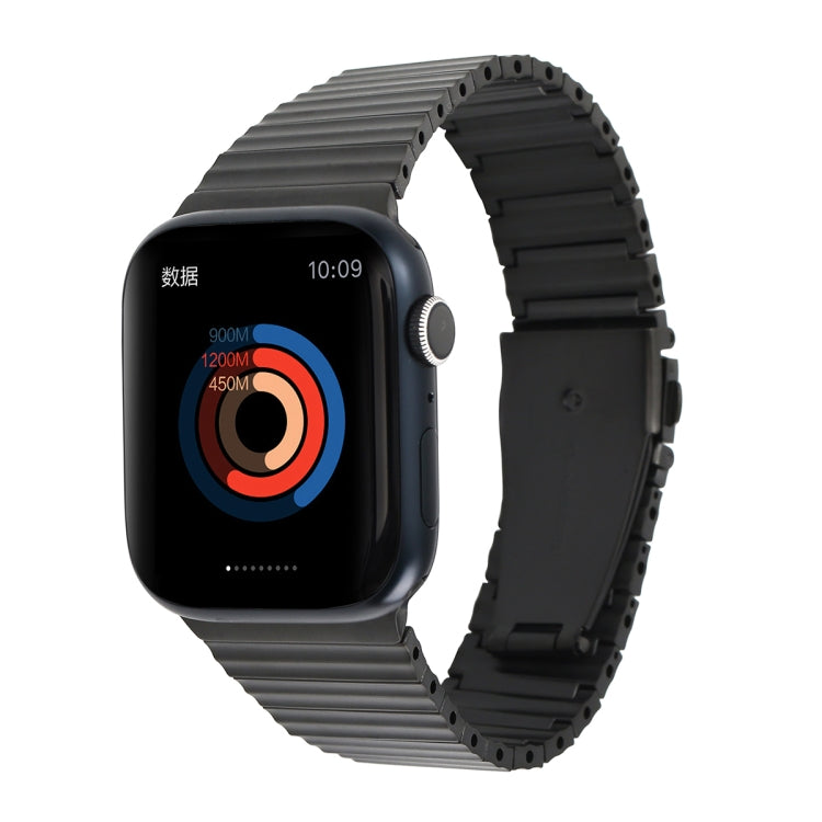 Ocean Metal Replacement Watch Band For Apple Watch 8 41mm(Black) -  by PMC TechLife | Online Shopping South Africa | PMC TechLife
