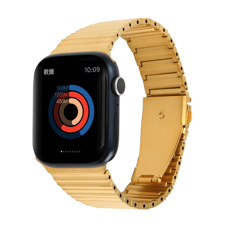 Ocean Metal Replacement Watch Band For  Apple Watch 6 40mm(Gold) - Watch Bands by PMC TechLife | Online Shopping South Africa | PMC TechLife