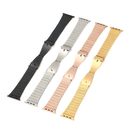 Ocean Metal Replacement Watch Band For Apple Watch 3 38mm(Gold) -  by PMC Jewellery | Online Shopping South Africa | PMC Jewellery