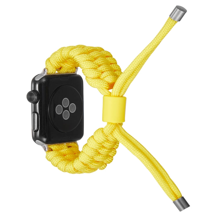 Stretch Plain Silicone Bean Watch Band For Apple Watch Ultra 49mm(Yellow) -  by PMC TechLife | Online Shopping South Africa | PMC TechLife