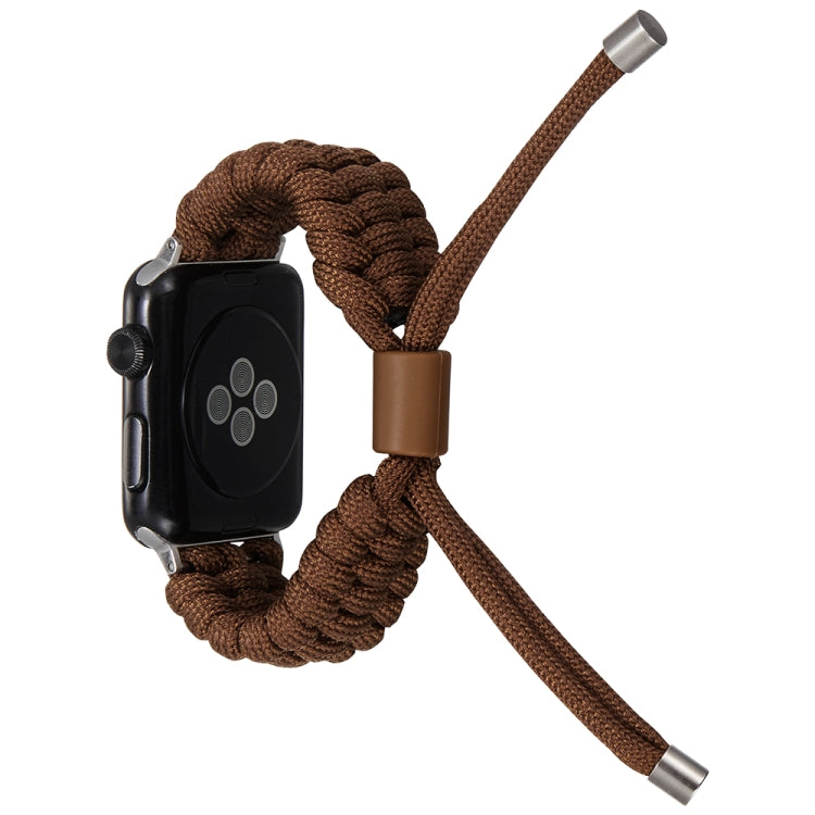 Stretch Plain Silicone Bean Watch Band For Apple Watch Ultra 49mm(Coffee Brown) - Watch Bands by PMC TechLife | Online Shopping South Africa | PMC TechLife