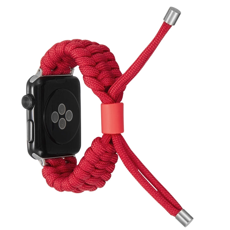 Stretch Plain Silicone Bean Watch Band For Apple Watch 7 41mm(Red) -  by PMC TechLife | Online Shopping South Africa | PMC TechLife
