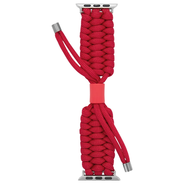 Stretch Plain Silicone Bean Watch Band For Apple Watch 7 41mm(Red) -  by PMC TechLife | Online Shopping South Africa | PMC TechLife