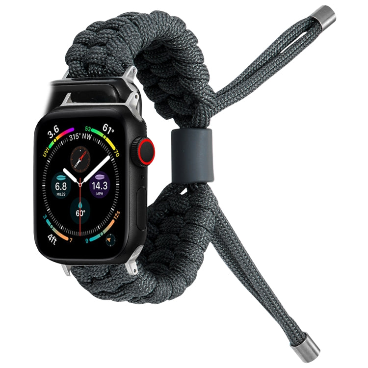 Stretch Plain Silicone Bean Watch Band For Apple Watch SE 2022 40mm(Dark Grey) -  by PMC TechLife | Online Shopping South Africa | PMC TechLife