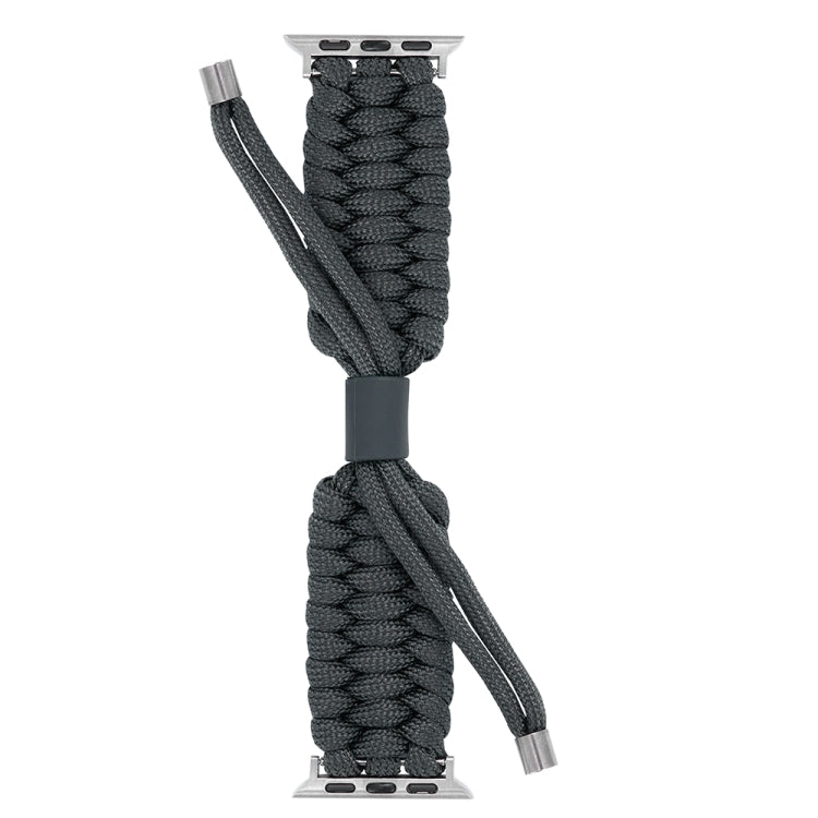 Stretch Plain Silicone Bean Watch Band For Apple Watch 6 44mm(Dark Grey) -  by PMC TechLife | Online Shopping South Africa | PMC TechLife
