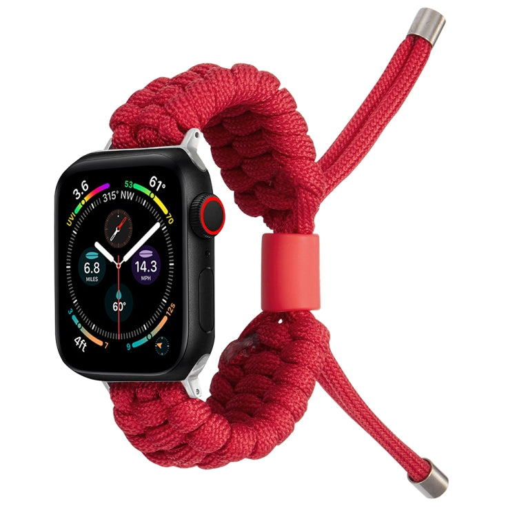 Stretch Plain Silicone Bean Watch Band For Apple Watch 5 44mm(Red) -  by PMC TechLife | Online Shopping South Africa | PMC TechLife
