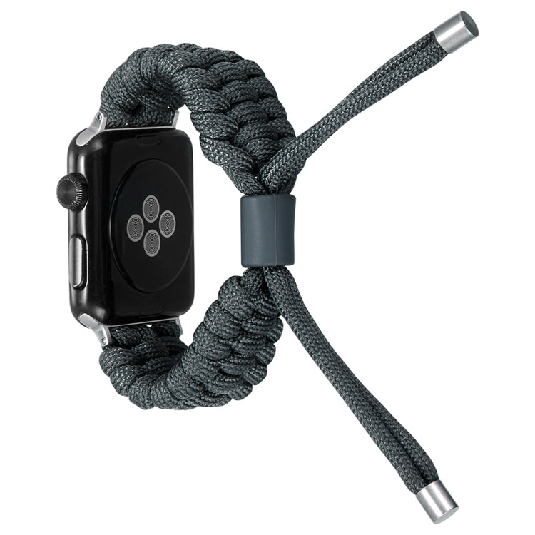 Stretch Plain Silicone Bean Watch Band For Apple Watch 4 44mm(Dark Grey) -  by PMC TechLife | Online Shopping South Africa | PMC TechLife