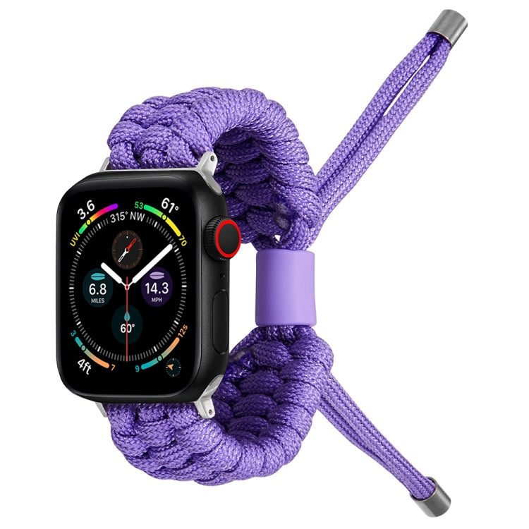 Stretch Plain Silicone Bean Watch Band For Apple Watch 42mm(Light Purple) -  by PMC TechLife | Online Shopping South Africa | PMC TechLife