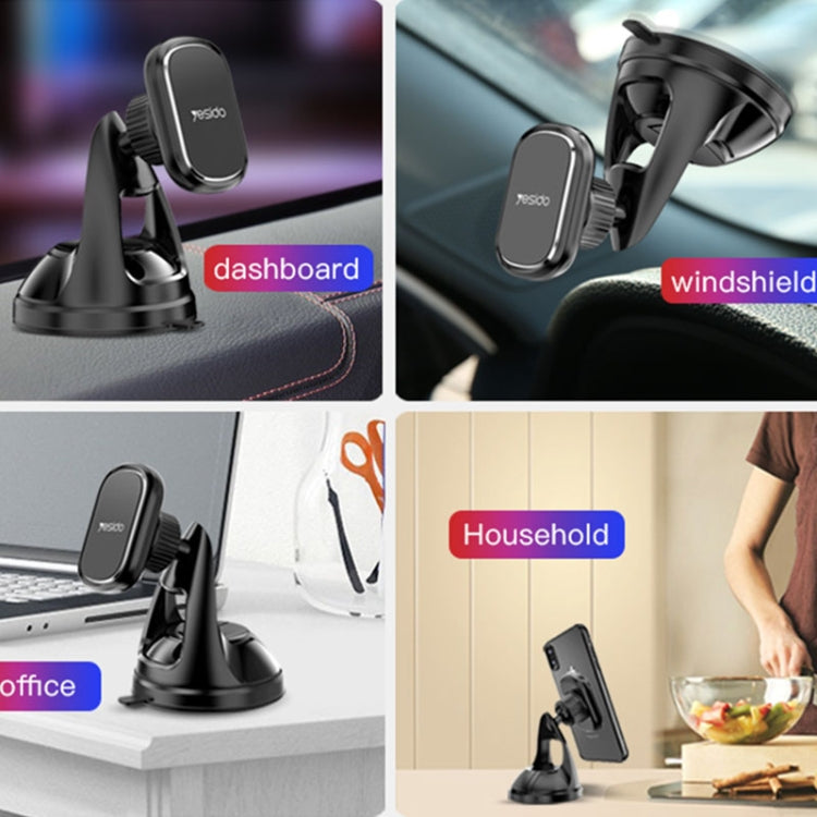 Yesido C72 Car Strong Magnetic Phone Holder(Black) - Car Holders by Yesido | Online Shopping South Africa | PMC Jewellery