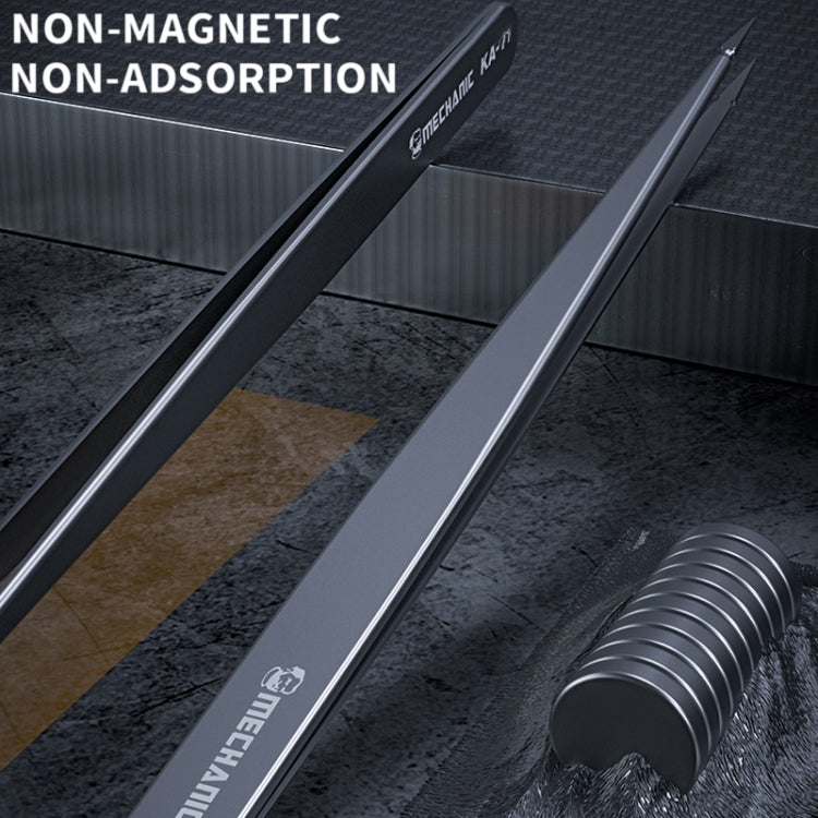 Mechanic KA-11 Non-magnetic Micrometer Pointed Tweezers - free shipping - PMC TechLife - Order now!