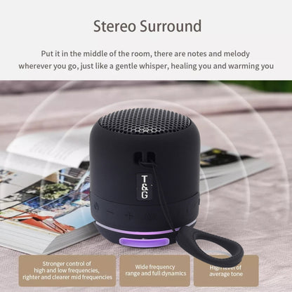 T&G TG294 TWS LED Mini Portable Wireless Stereo Sound Outdoor Speaker(Grey) - Mini Speaker by T&G | Online Shopping South Africa | PMC Jewellery