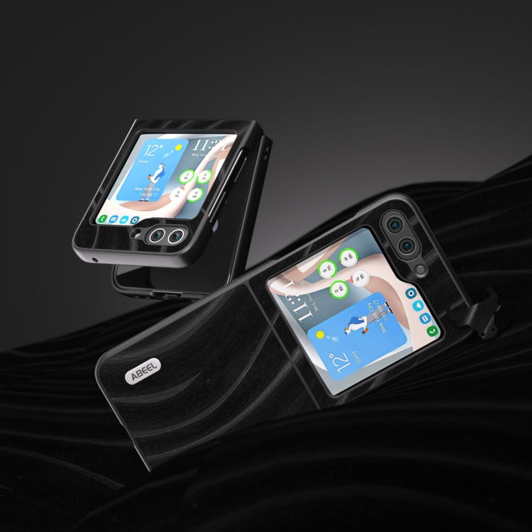 For Samsung Galaxy Z Flip5 ABEEL Galactic Pattern Protective Phone Case(Black) - free shipping - PMC TechLife - Order now!