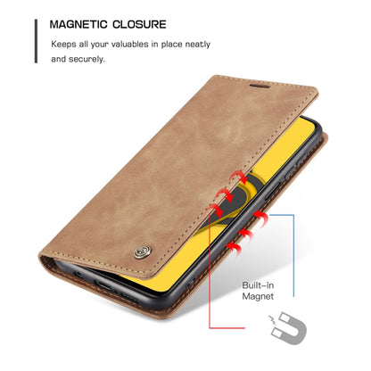 For Xiaomi Redmi Note 9 Pro/Note 9 Pro Max/Note 9s CaseMe 013 Multifunctional Horizontal Flip Leather Case, with Card Slot & Holder & Wallet(Brown) - Xiaomi Cases by CaseMe | Online Shopping South Africa | PMC Jewellery