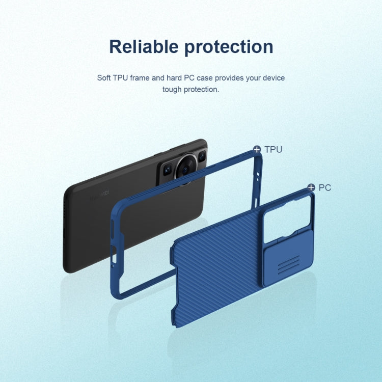 For Huawei P60 Pro / P60 NILLKIN CamShield Pro PC Phone Case(Black) - free shipping - PMC TechLife - Order now!