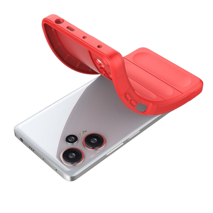 For Xiaomi Redmi Note 12 Turbo Magic Shield TPU + Flannel Phone Case(Grey) - free shipping - PMC TechLife - Order now!