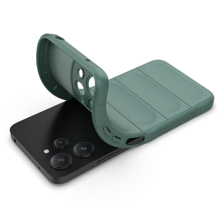 For Xiaomi Redmi 12 4G Magic Shield TPU + Flannel Phone Case(Dark Grey) - free shipping - PMC TechLife - Order now!