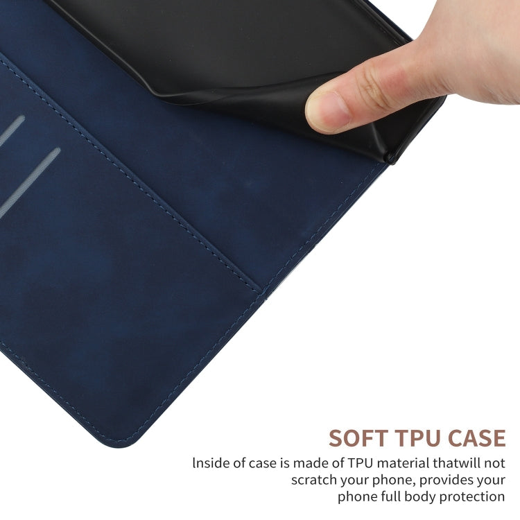 For Samsung Galaxy S21+ 5G Stitching Embossed Leather Phone Case(Blue) - free shipping - PMC TechLife - Order now!