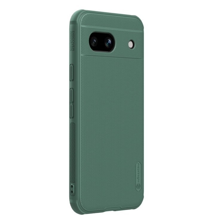 For Google Pixel 8a NILLKIN Frosted Shield Pro PC + TPU Phone Case(Green) - Google Cases by NILLKIN | Online Shopping South Africa | PMC Jewellery