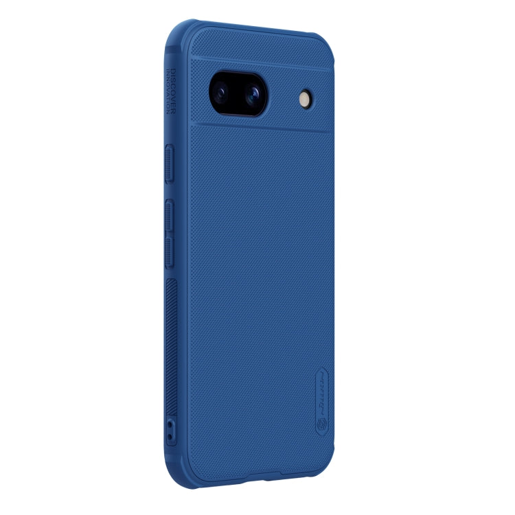 For Google Pixel 8a NILLKIN Frosted Shield Pro PC + TPU Phone Case(Blue) - Google Cases by NILLKIN | Online Shopping South Africa | PMC Jewellery