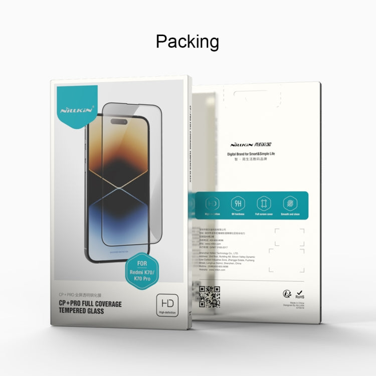 For Xiaomi Redmi K70 / K70 Pro NILLKIN CP+Pro 9H Explosion-proof Tempered Glass Film - K70 Pro Tempered Glass by NILLKIN | Online Shopping South Africa | PMC Jewellery