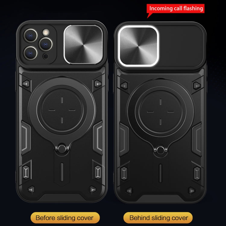 For iPhone 11 Pro CD Texture Sliding Camshield Magnetic Holder Phone Case(Red) - free shipping - PMC TechLife - Order now!