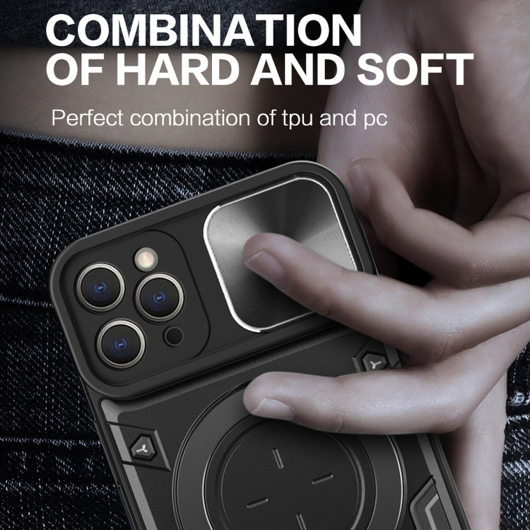 For iPhone 11 Pro CD Texture Sliding Camshield Magnetic Holder Phone Case(Red) - free shipping - PMC TechLife - Order now!