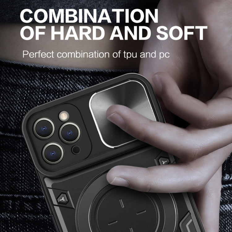 For iPhone 11 Pro Max CD Texture Sliding Camshield Magnetic Holder Phone Case(Red) - free shipping - PMC TechLife - Order now!