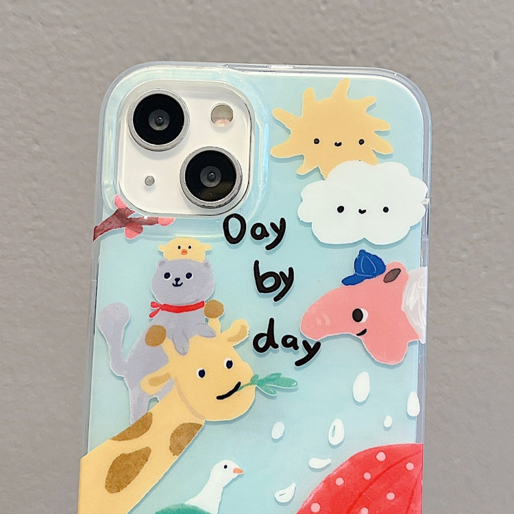 For iPhone 13 Pro Max IMD Cute Animal Pattern Phone Case(Giraffe) - free shipping - PMC TechLife - Order now!