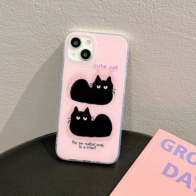 For iPhone 12 Pro IMD Cute Animal Pattern Phone Case(Cat) - free shipping - PMC TechLife - Order now!