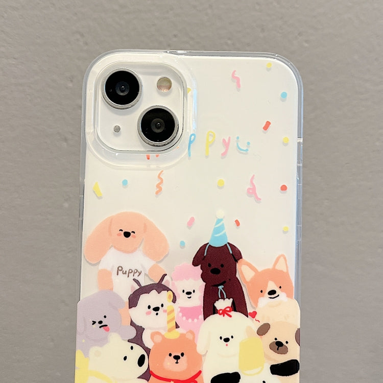 For iPhone 12 Pro IMD Cute Animal Pattern Phone Case(Dog) - free shipping - PMC TechLife - Order now!