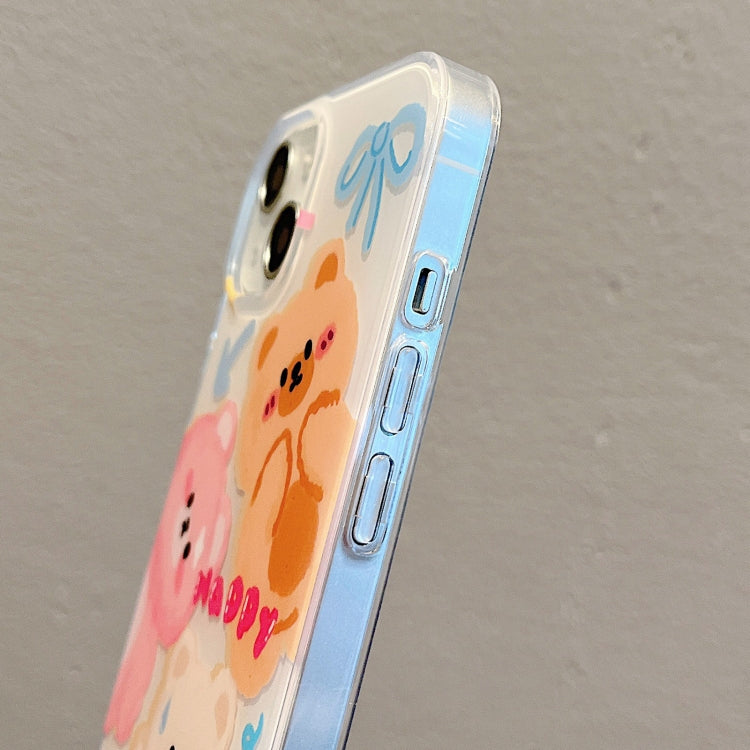 For iPhone 12 Pro IMD Cute Animal Pattern Phone Case(Bear) - free shipping - PMC TechLife - Order now!