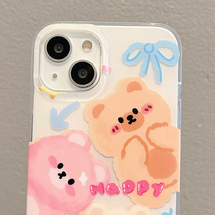 For iPhone 12 IMD Cute Animal Pattern Phone Case(Bear) - free shipping - PMC TechLife - Order now!