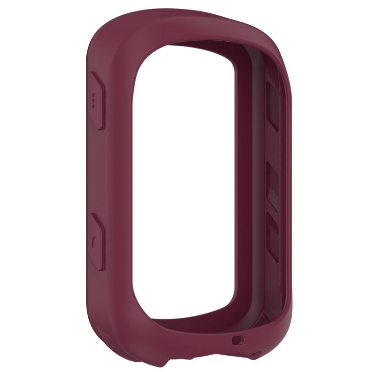 For Garmin Edge 840 / Edge 540 Stopwatch Armor Silicone Protective Case(Wine Red) - Watch Cases by PMC Jewellery | Online Shopping South Africa | PMC Jewellery