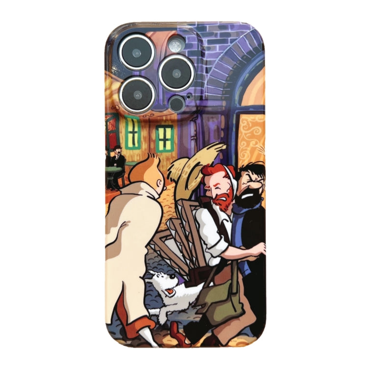 For iPhone 11 Precise Hole Oil Painting Pattern PC Phone Case(Puppy) - free shipping - PMC TechLife - Order now!
