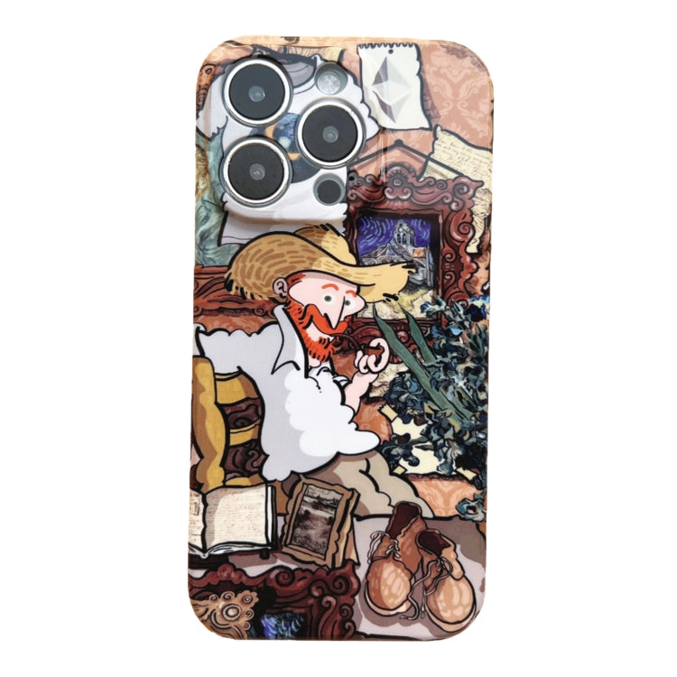 For iPhone 11 Pro Max Precise Hole Oil Painting Pattern PC Phone Case(Tobacco Pipe) - iPhone 11 Pro Max Cases by PMC TechLife | Online Shopping South Africa | PMC TechLife