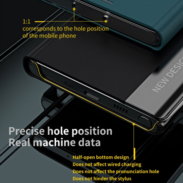 For Xiaomi Poco F5 Side Side Electroplated Magnetic Leather Phone Case(Red) - free shipping - PMC TechLife - Order now!