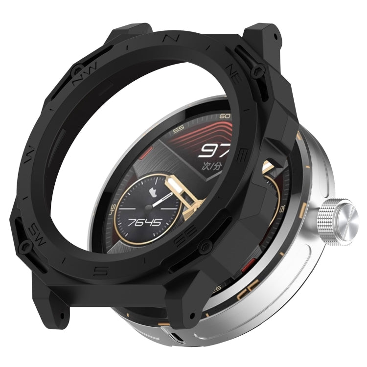For Huawei Watch GT Cyber Armor Hollow Watch Protective Case(Black) - Watch Cases by PMC TechLife | Online Shopping South Africa | PMC TechLife