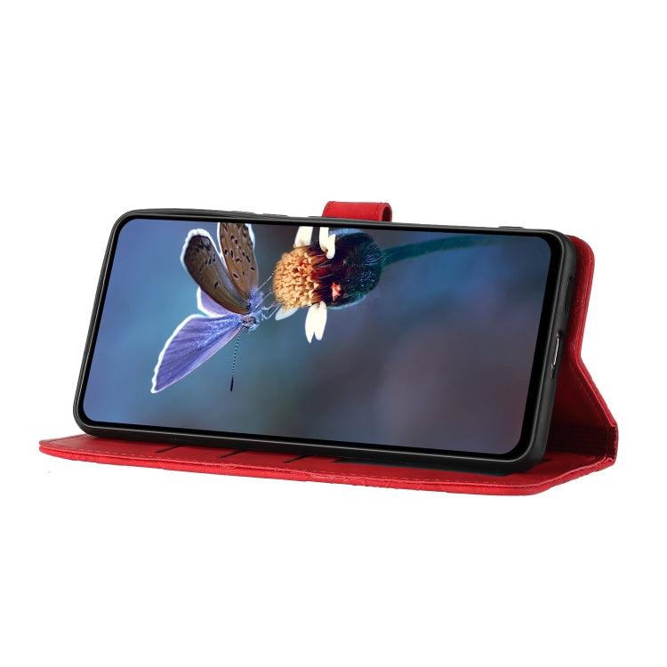For Xiaomi Redmi 9C Flower Embossing Pattern Leather Phone Case(Red) - free shipping - PMC TechLife - Order now!