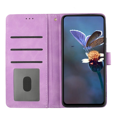 For Xiaomi Redmi 10C Flower Embossing Pattern Leather Phone Case(Purple) - Xiaomi Cases by PMC Jewellery | Online Shopping South Africa | PMC Jewellery