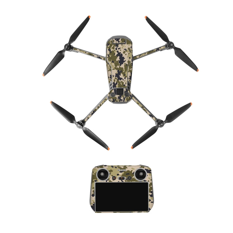 For DJI Mavic 3 Pro / RC Sunnylife Drone Body Remote Control Decorative Stickers Set(Green Camo) - Stickers by Sunnylife | Online Shopping South Africa | PMC Jewellery