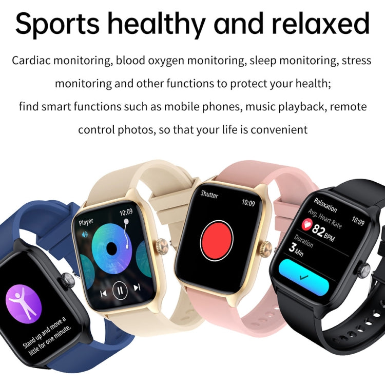 T19 Pro 1.96 inch IP67 Waterproof Silicone Band Smart Watch, Supports Dual-mode Bluetooth Call / Heart Rate Monitoring(Gold) - Smart Watches by PMC Jewellery | Online Shopping South Africa | PMC Jewellery