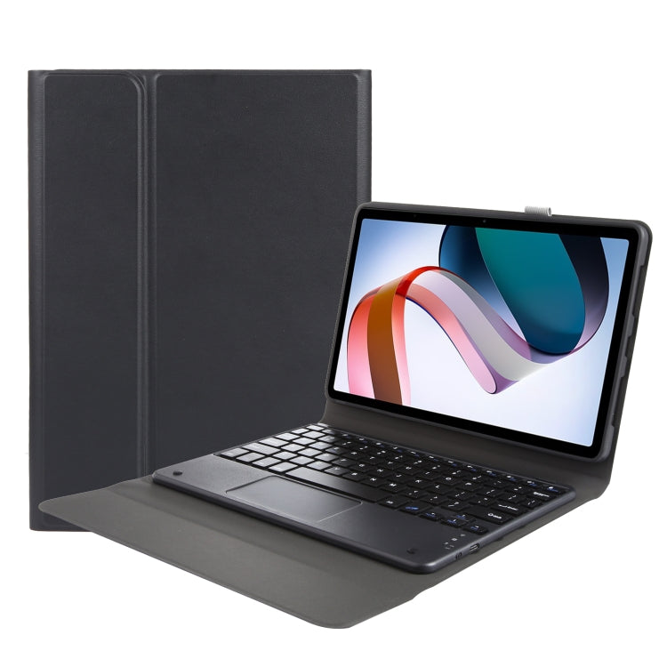 For Xiaomi Redmi Pad Ultra-thin Bluetooth Keyboard Leather Case with Touchpad(Black) - Xiaomi Keyboard by PMC TechLife | Online Shopping South Africa | PMC TechLife | Buy Now Pay Later Mobicred