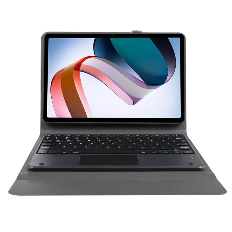 For Xiaomi Redmi Pad Ultra-thin Bluetooth Keyboard Leather Case with Touchpad(Black) - Xiaomi Keyboard by PMC TechLife | Online Shopping South Africa | PMC TechLife | Buy Now Pay Later Mobicred