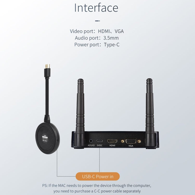 Measy UHD200 Wireless HDMI Transmitter and Receiver, Transmission Distance: 100m - Set Top Box & Accessories by Measy | Online Shopping South Africa | PMC Jewellery | Buy Now Pay Later Mobicred